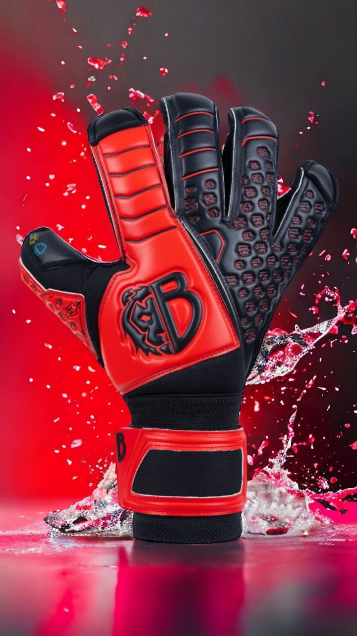 Воротарські рукавички Bravry Confidence Hybrid Black/Red
