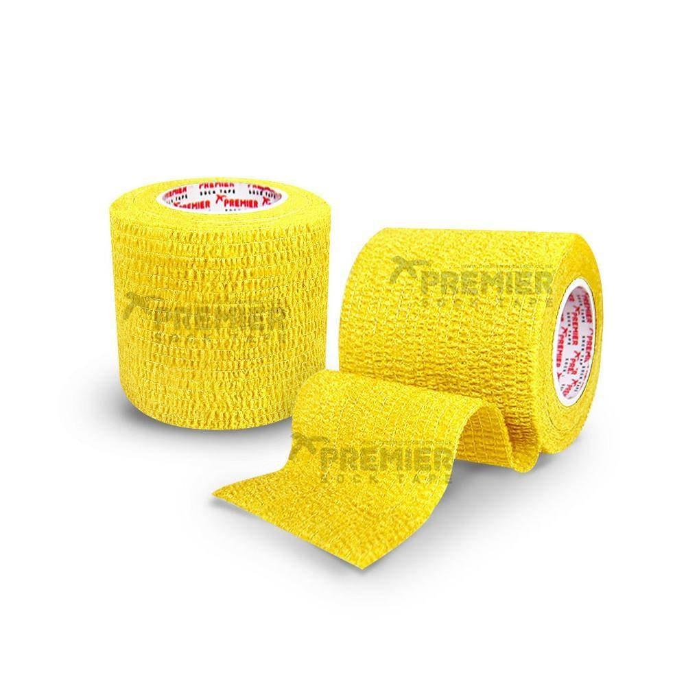 Premier Sock Tape Neon Yellow 5 cm Тейпы для защиты пальцев — 5 см х 4,5 м в рулоне