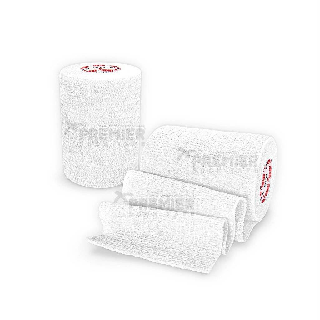 Premier Sock Tape White 7.5 cm Тейпы для защиты запястья — 7,5 см х 4,5 м в рулоне